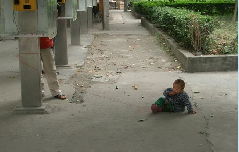 他母亲最多25岁,在大学篮球场上捡矿泉水瓶来养活他